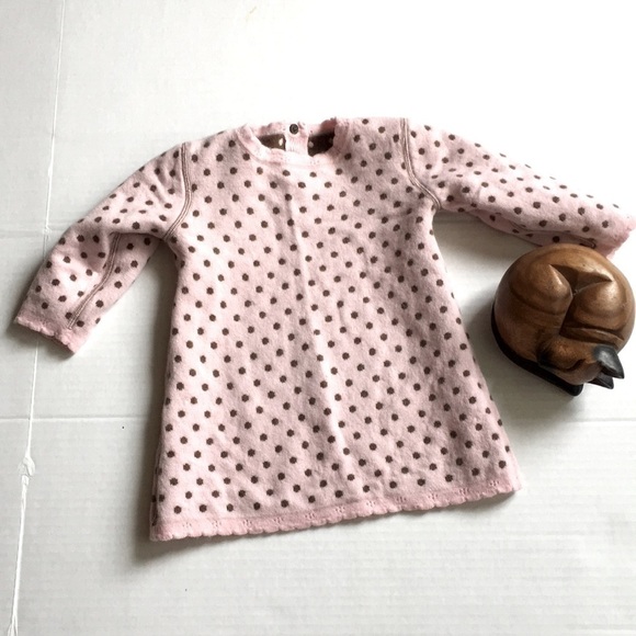 JANIE & Jack Reversible Polka Dots Winter Dress. P/A853/150 - Picture 2 of 9